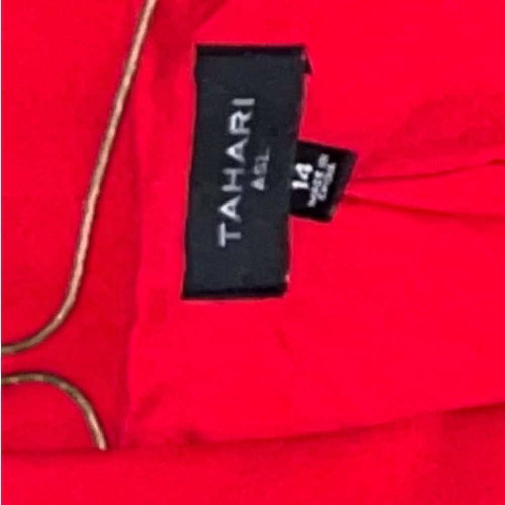 Tahari Red Dress Coatdress